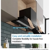 Bosch DBB65CC60B Series 4 Integrated Cooker Hood, Black, B Rated