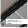 Bosch DBB83BC60B Series 2 Integrated Cooker Hood, Black, D Rated