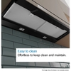 Bosch DBB85CC60B Series 4 Integrated Cooker Hood, Black, B Rated