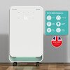 Ecoair DC12 MK3 Dehumidifier with Timer, Continuous Drainage Digital Hygrometer Display and Laundry Drying, White