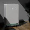 Ecoair DC12 MK3 Dehumidifier with Timer, Continuous Drainage Digital Hygrometer Display and Laundry Drying, White