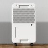 Ecoair DC12 MK3 Dehumidifier with Timer, Continuous Drainage Digital Hygrometer Display and Laundry Drying, White
