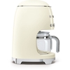 Smeg DCF02CRUK Retro Coffee Machine, Cream