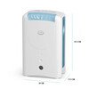 Ecoair DD1 Classic MK6 Desiccant Dehumidifier with Electronic Control, Ioniser and Antibacterial Filter, White