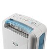 Ecoair DD1 Classic MK6 Desiccant Dehumidifier with Electronic Control, Ioniser and Antibacterial Filter, White