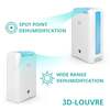 Ecoair DD1 Classic MK6 Desiccant Dehumidifier with Electronic Control, Ioniser and Antibacterial Filter, White