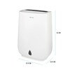 Ecoair DD3 Classic MK3 Desiccant Dehumidifier with Digital Hygrometer, Antibacterial Filter and 4.2 Litre Tank, White