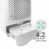 Ecoair DD3 Classic MK3 Desiccant Dehumidifier with Digital Hygrometer, Antibacterial Filter and 4.2 Litre Tank, White