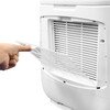 Ecoair DD3 Classic MK3 Desiccant Dehumidifier with Digital Hygrometer, Antibacterial Filter and 4.2 Litre Tank, White