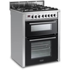 DeLonghi DDC 707-DF Modern 70cm Dual Fuel Range Cooker, Stainless Steel, A Rated