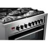 DeLonghi DDC 707-DF Modern 70cm Dual Fuel Range Cooker, Stainless Steel, A Rated
