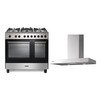 DeLonghi Dual Fuel Range Cooker & Hood Pack