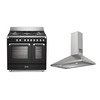 DeLonghi Dual Fuel Range Cooker & Hood Pack