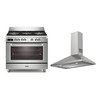 DeLonghi Dual Fuel Range Cooker & Hood Pack