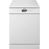Smeg DF344BW Dishwasher, 13 Place Settings, White, B Rated