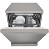 LG DF355FP Dishwasher, 14 Place Settings, Silver, C Rated
