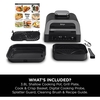 Ninja DG551UK 6-in-1 MAX Grill & Air Fryer, Black