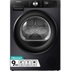 Hisense DH3S902BB3 Heat Pump Tumble Dryer, 9kg, Black, A+++ Rated