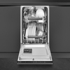 Smeg DI4522D Fully Integrated Slimline Dishwasher, 9 Place Settings, D Rated