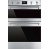Smeg DOSF6390X Classic Built-In Electric Double Oven, Stainless Steel, A Rated