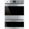 Smeg DOSP6390X Classic Built-In Electric Double Oven with Pyrolytic Cleaning, Stainless Steel, A Rated