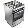 DeLonghi DSC 626G-1 Modern Gas Cooker with Single Oven, Stainless Steel, A Rated