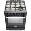 DeLonghi DSC 626G-1 Black Gas Cooker with Single Oven, A Rated