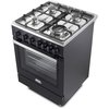 DeLonghi DSC 626G-1 Black Gas Cooker with Single Oven, A Rated
