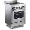 DeLonghi DSC 626IND-1 Modern Induction Single Oven Electric Cooker, Stainless Steel, A Rated