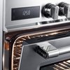 DeLonghi DSC 626IND-1 Modern Induction Single Oven Electric Cooker, Stainless Steel, A Rated