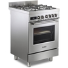 DeLonghi DSC 626MF-1 Modern Dual Fuel Cooker with Single Oven, Stainless Steel, A Rated