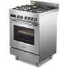 DeLonghi DSC 626MF-1 Modern Dual Fuel Cooker with Single Oven, Stainless Steel, A Rated