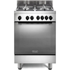 DeLonghi DSC 626MLX-1 Modern Single Oven Dual Fuel Cooker, Stainless Steel, A Rated