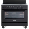 DeLonghi DSR 926IND-BL 90cm Induction Range Cooker, Black, A Rated