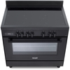 DeLonghi DSR 926IND-BL 90cm Induction Range Cooker, Black, A Rated