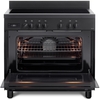 DeLonghi DSR 926IND-BL 90cm Induction Range Cooker, Black, A Rated