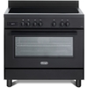 DeLonghi DSR 926IND-BL 90cm Induction Range Cooker, Black, A Rated