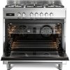 DeLonghi DSR 927-DF/X Space 90cm Dual Fuel Range Cooker, Stainless Steel, A Rated