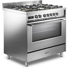 DeLonghi DSR 927-DF/X Space 90cm Dual Fuel Range Cooker, Stainless Steel, A Rated