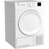 Beko DTKCE80021W Condenser Tumble Dryer, 8kg, White, B Rated
