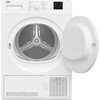 Beko DTKCE80021W Condenser Tumble Dryer, 8kg, White, B Rated