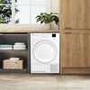 Beko DTKCE80021W Condenser Tumble Dryer, 8kg, White, B Rated