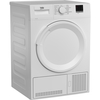 Beko DTLCE80051W Condenser Tumble Dryer, 8kg, White, B Rated