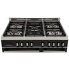 DeLonghi DTR 906-DF/AN Modern 90cm Dual Fuel Range Cooker, Black, B Rated