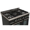DeLonghi DTR 906-DF/AN Modern 90cm Dual Fuel Range Cooker, Black, B Rated