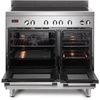 DeLonghi DTR 916-IND2 Modern 90cm Induction Range Cooker, Stainless Steel, A Rated