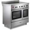 DeLonghi DTR 916-IND2 Modern 90cm Induction Range Cooker, Stainless Steel, A Rated