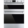 Smeg DUSF6300X Classic Built-Under Electric Double Oven, Stainless Steel, A Rated