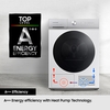 Samsung DV80CGC0B0ABEU Series 5 Heat Pump Tumble Dryer, 8kg, Black, A++ Rated