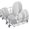 Beko DVS04X20W Slimline Dishwasher, 10 Place Settings, White, E Rated